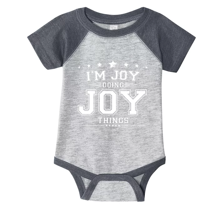 Im Joy Doing Joy Things Infant Baby Jersey Bodysuit