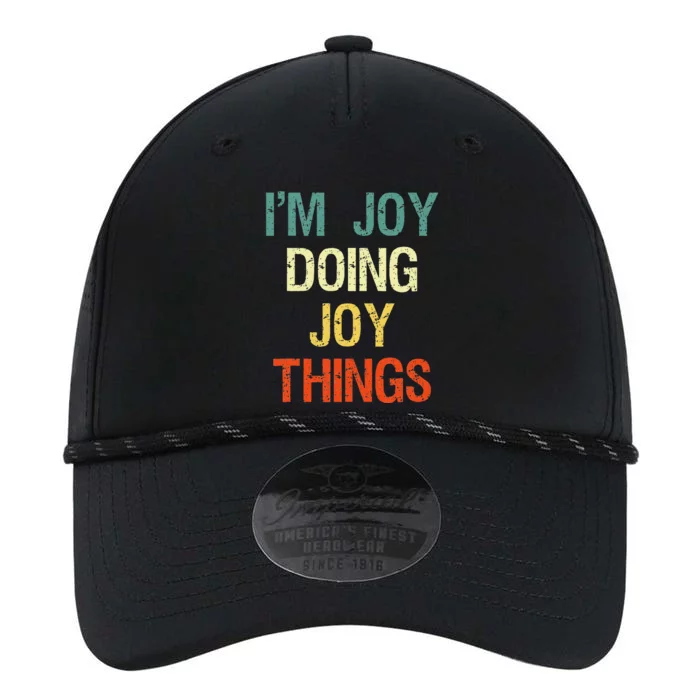 IM Joy Doing Joy Things Personalized First Name Gift Performance The Dyno Cap