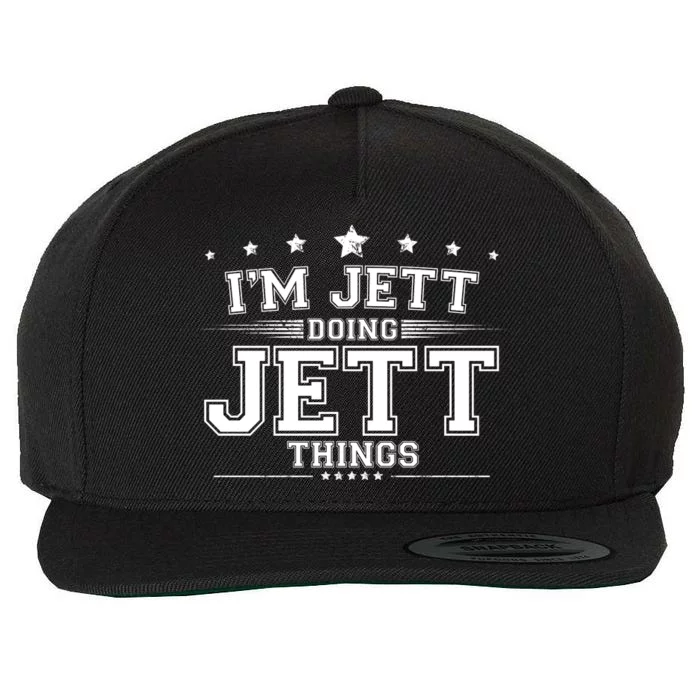 Im Jett Doing Jett Things Wool Snapback Cap