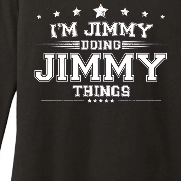 Im Jimmy Doing Jimmy Things Womens CVC Long Sleeve Shirt