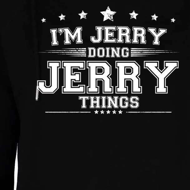 Im Jerry Doing Jerry Things Womens Funnel Neck Pullover Hood