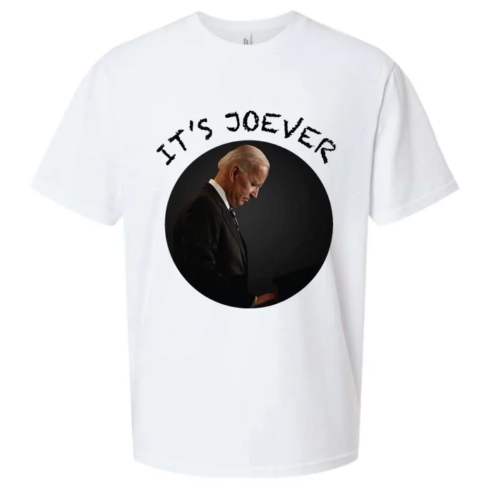 ItS Joever Debate 2024 Trump 2024 Sueded Cloud Jersey T-Shirt