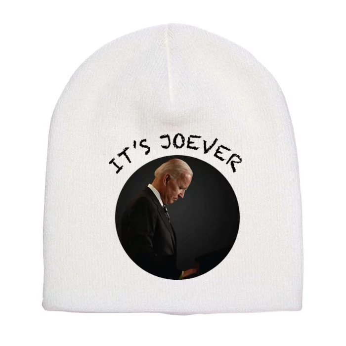 ItS Joever Debate 2024 Trump 2024 Short Acrylic Beanie