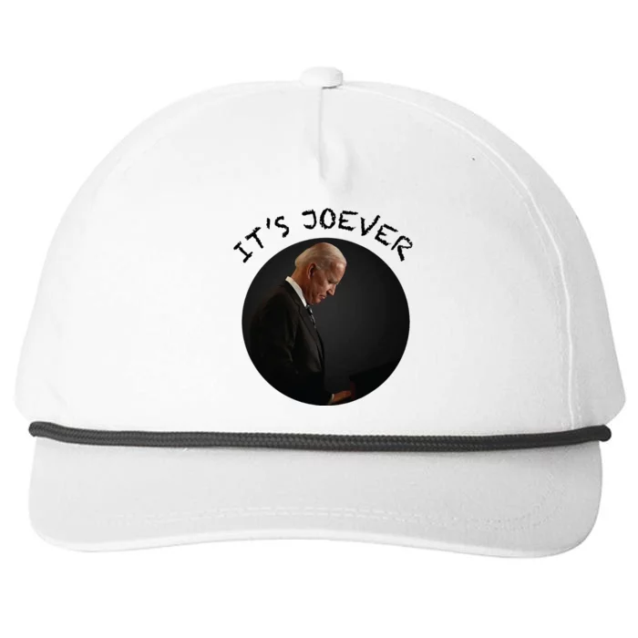 ItS Joever Debate 2024 Trump 2024 Snapback Five-Panel Rope Hat