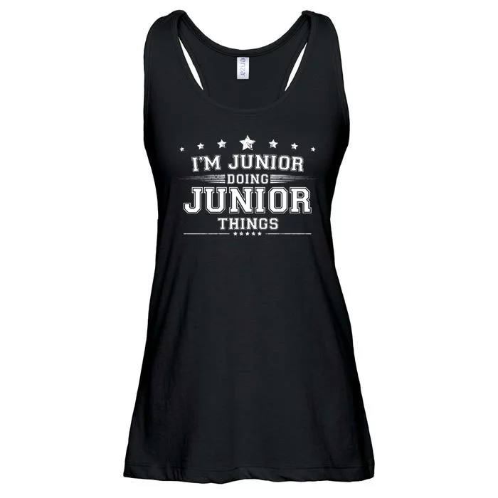 Im Junior Doing Junior Things Ladies Essential Flowy Tank