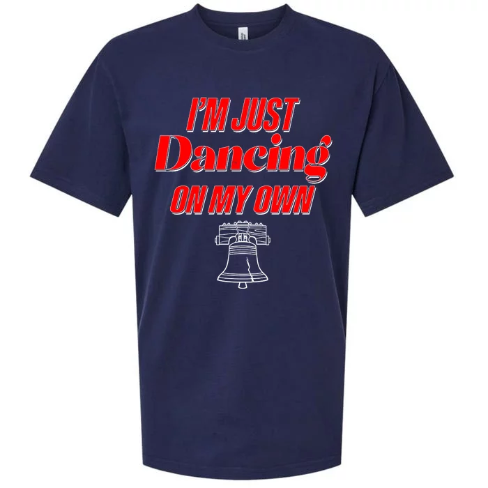 I'm Just Dancing On My Own Philadelphia Baseball Fan Sueded Cloud Jersey T-Shirt