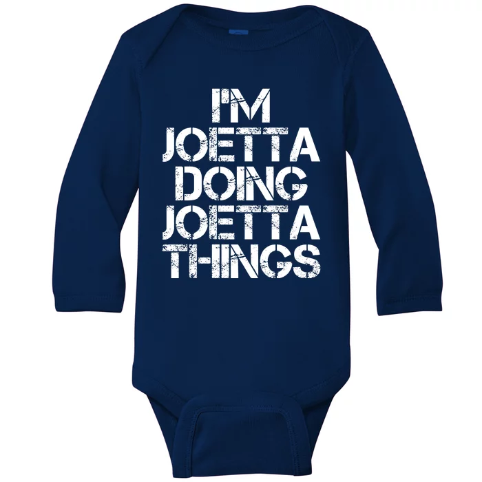 I'm Joetta Doing Joetta Things Baby Long Sleeve Bodysuit