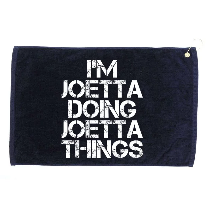 I'm Joetta Doing Joetta Things Grommeted Golf Towel