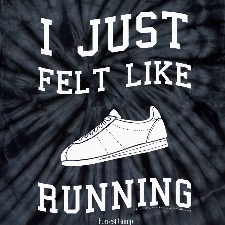 I Just Felt Like Running Marathon Gump Jog Tie-Dye T-Shirt