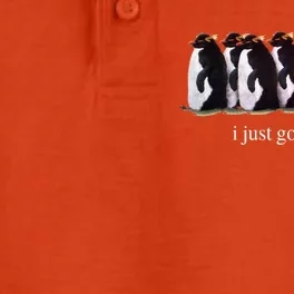 I Just Gotta Be Me Penguin Funny Tv Show Dry Zone Grid Performance Polo