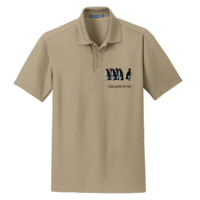 I Just Gotta Be Me Dry Zone Grid Performance Polo