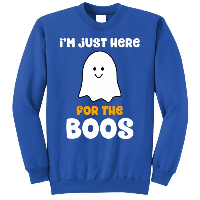 IM Just Here For The Boos Funny Halloween Drinking Sweatshirt