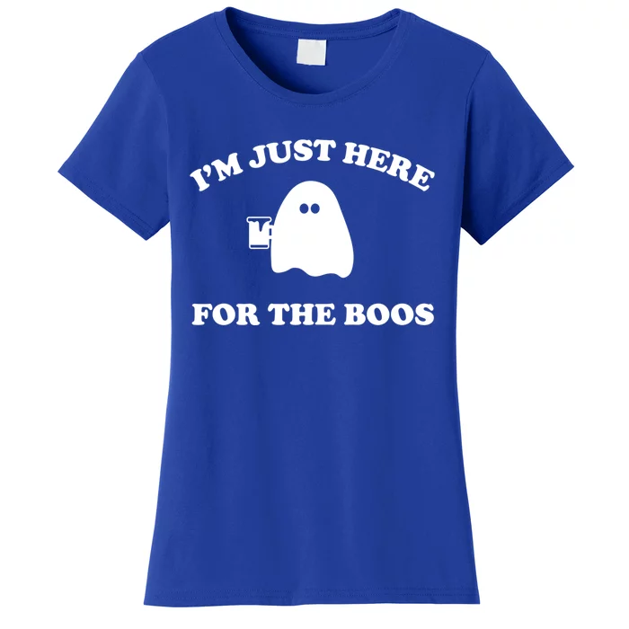 Im Just Here For The Boos Halloween Cute Gift And Gift Women's T-Shirt