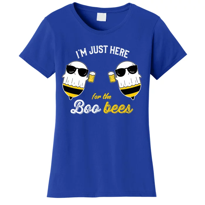 IM Just Here For The Boo Bees Halloween Funny Women's T-Shirt