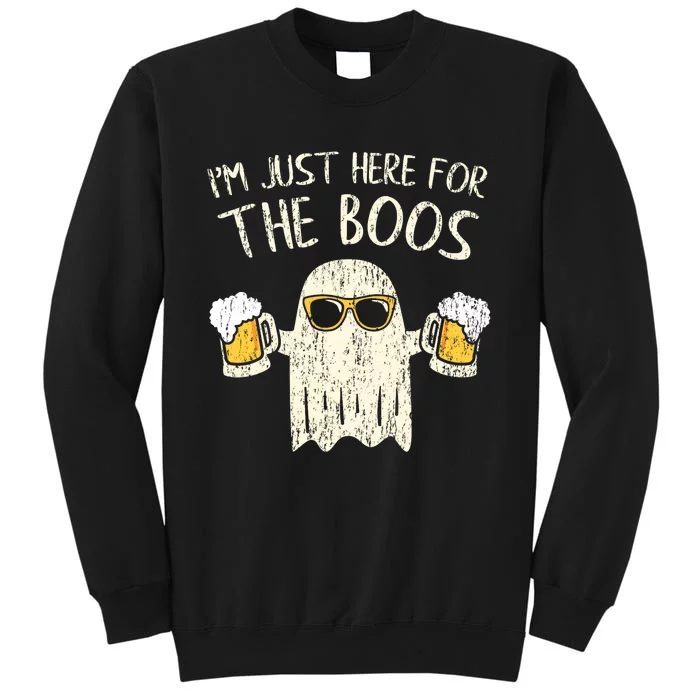 Im Just Here For The Boos Funny Gift Halloween Ghost Sweatshirt