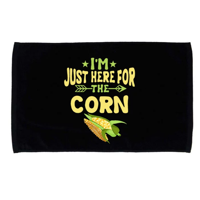 Im Just Here For The Corn Apparel Corn Farmer Microfiber Hand Towel