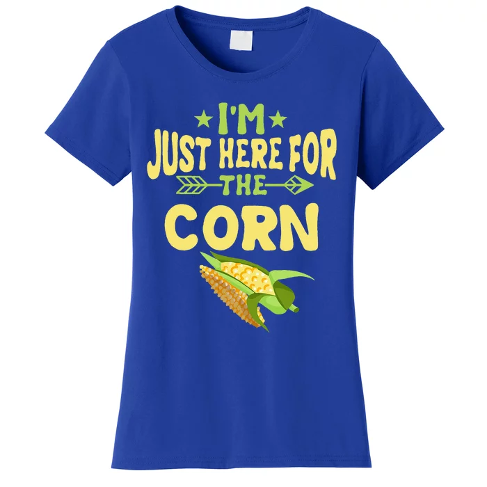 Im Just Here For The Corn Apparel Corn Farmer Women's T-Shirt