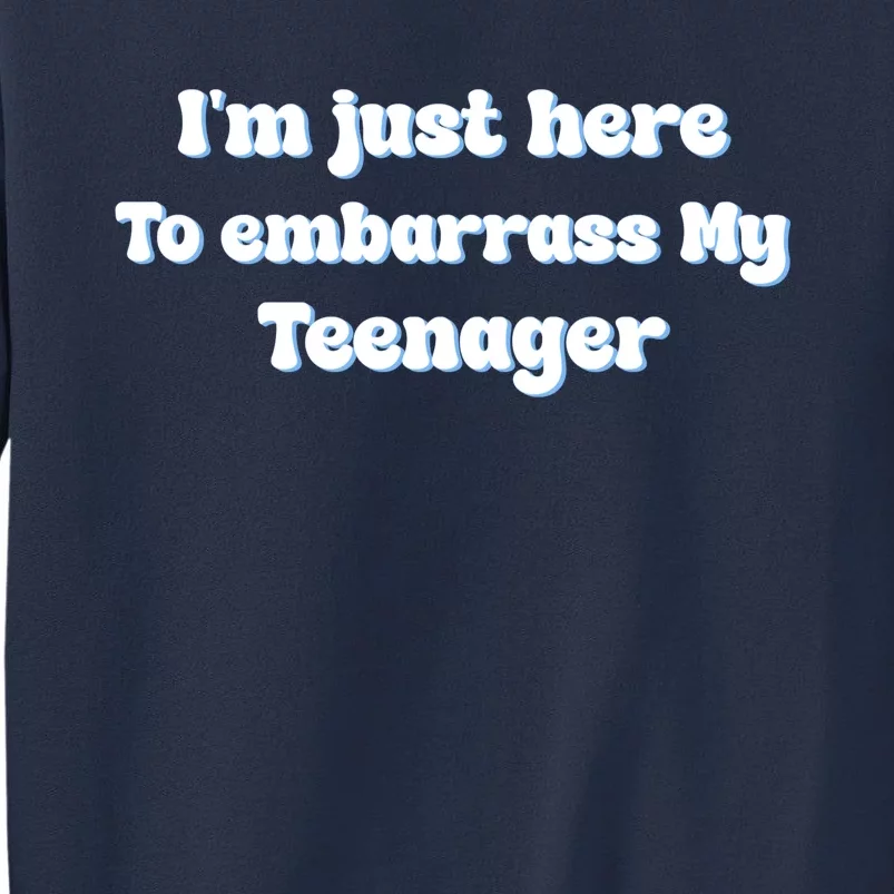 IM Just Here To Embarrass My Teenager Funny Sweatshirt