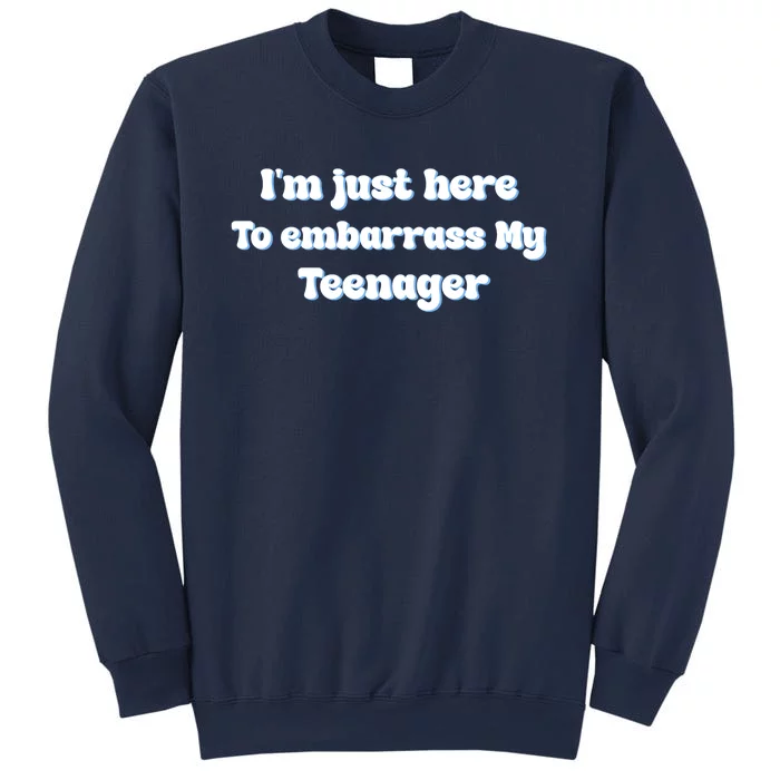 IM Just Here To Embarrass My Teenager Funny Sweatshirt