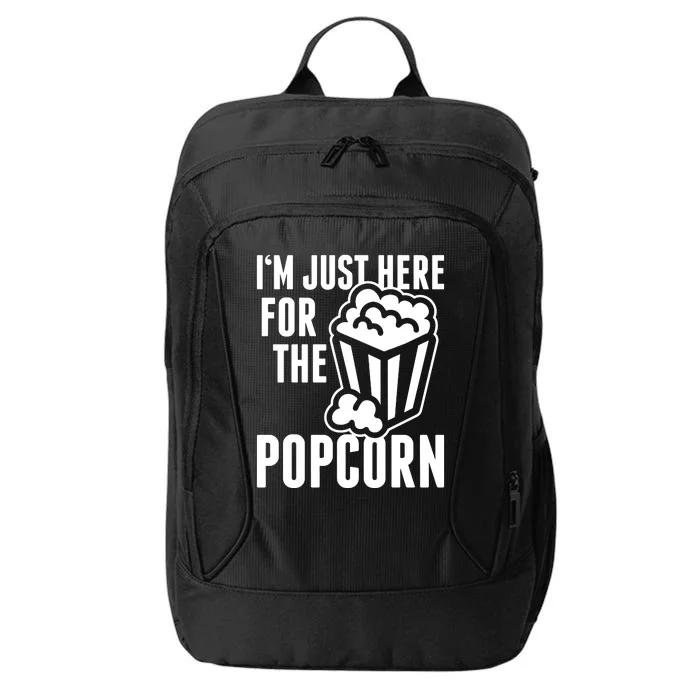 Im Just Here For The Popcorn City Backpack