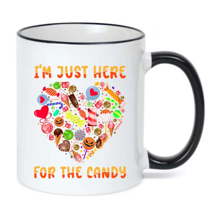 IM Just Here For Candy Funny Halloween Spooky Pun Costume Black Color Changing Mug