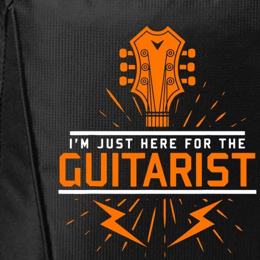 Im Just Here For The Guitarist City Backpack