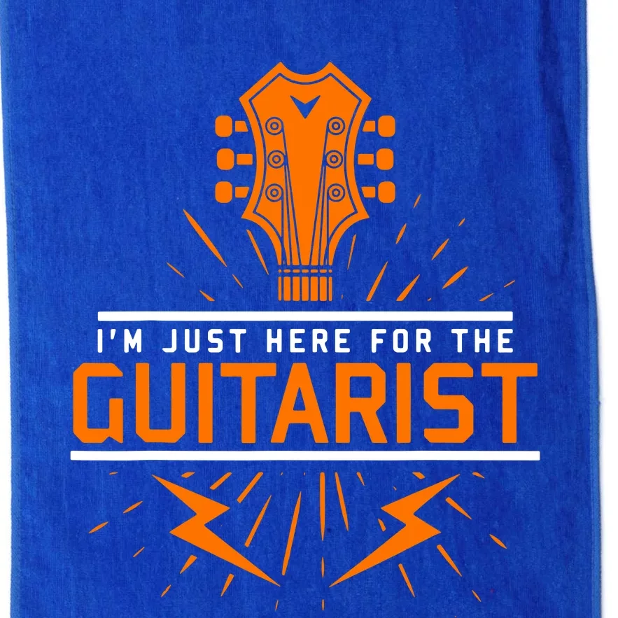 Im Just Here For The Guitarist Platinum Collection Golf Towel