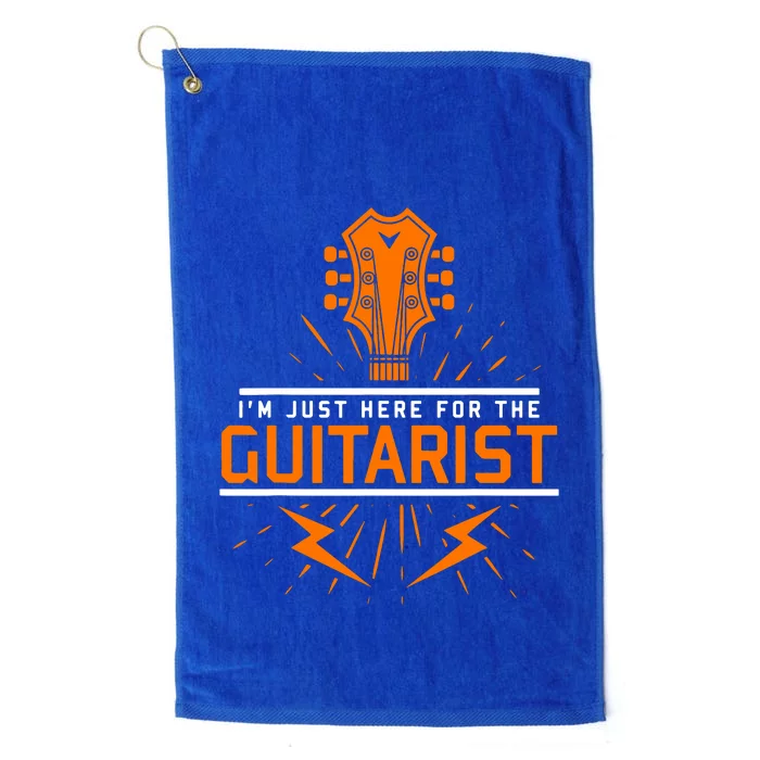 Im Just Here For The Guitarist Platinum Collection Golf Towel