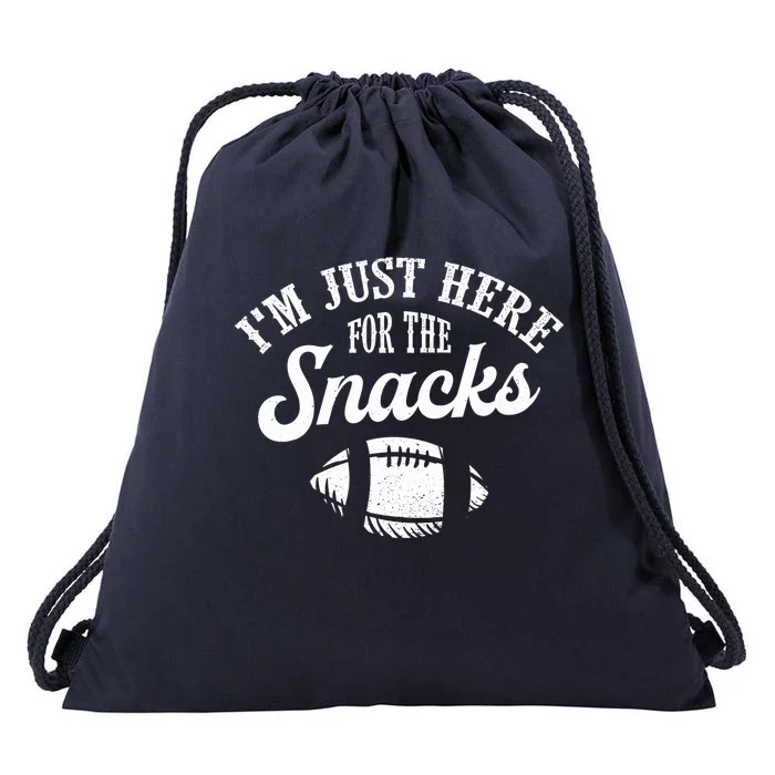 I'm Just Here For The Snacks Funny Fantasy Football League Drawstring Bag