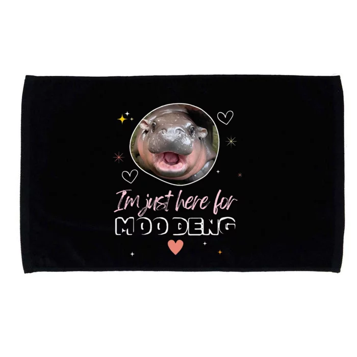 IM Just Here For Moo Deng Bouncy Souvenir Microfiber Hand Towel