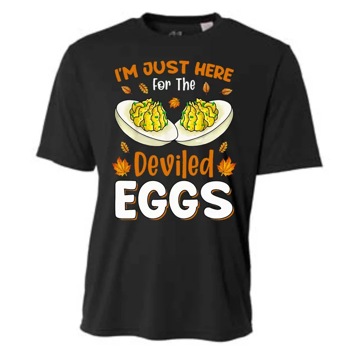 IM Just Here For The Deviled Eggs Cooling Performance Crew T-Shirt