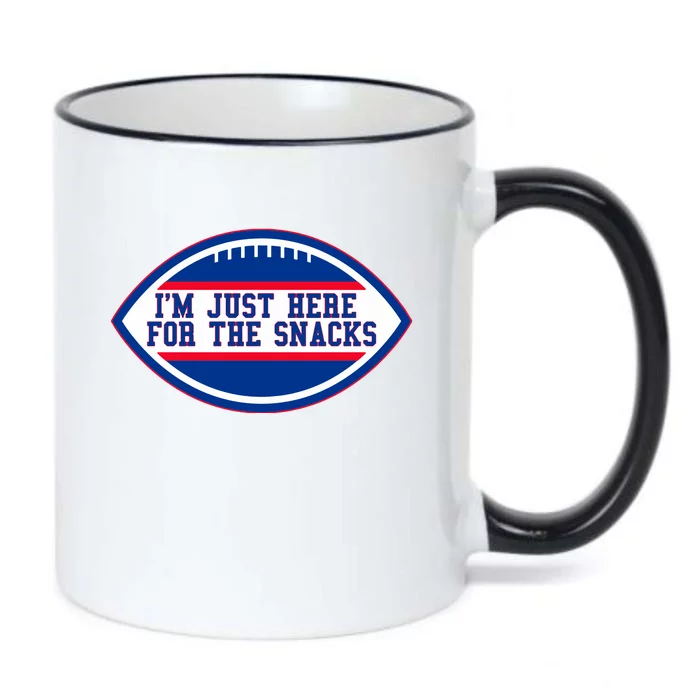 IM Just Here For The Snacks Black Color Changing Mug