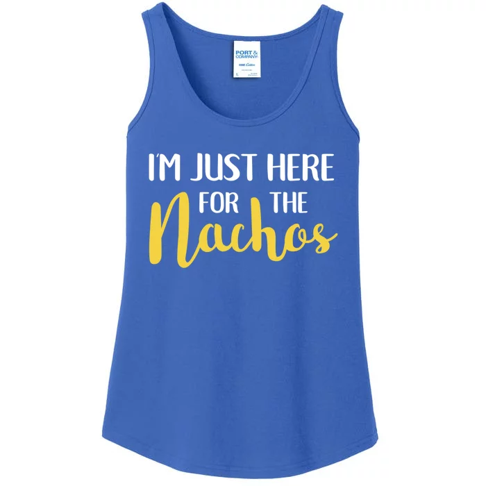 Im Just Here For The Nachos Funny Food Cute Gift Ladies Essential Tank