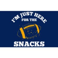 I'm Just Here For The Snacks Football Funny Fantasy League Bumper Sticker