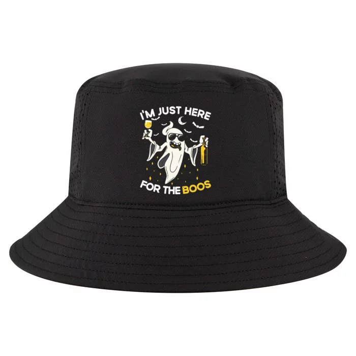 Im Just Here For The Boos Funny Halloween Beer Lovers Drink Cool Comfort Performance Bucket Hat