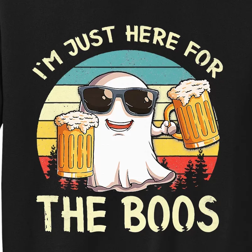 I'm Just Here For The Boos Halloween Beer Lovers Tall Sweatshirt