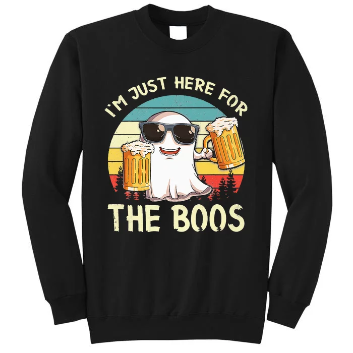 I'm Just Here For The Boos Halloween Beer Lovers Tall Sweatshirt