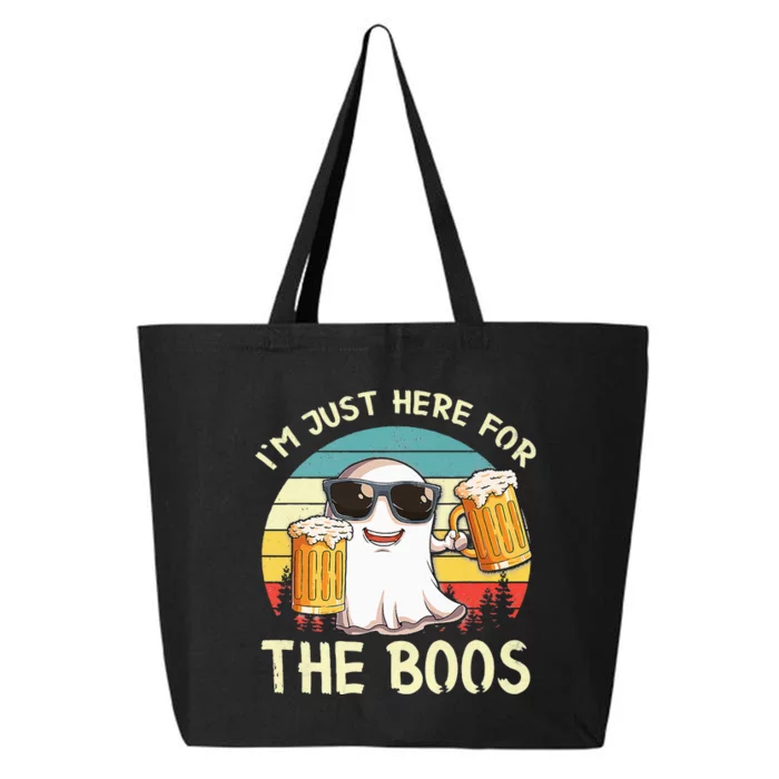 I'm Just Here For The Boos Halloween Beer Lovers 25L Jumbo Tote