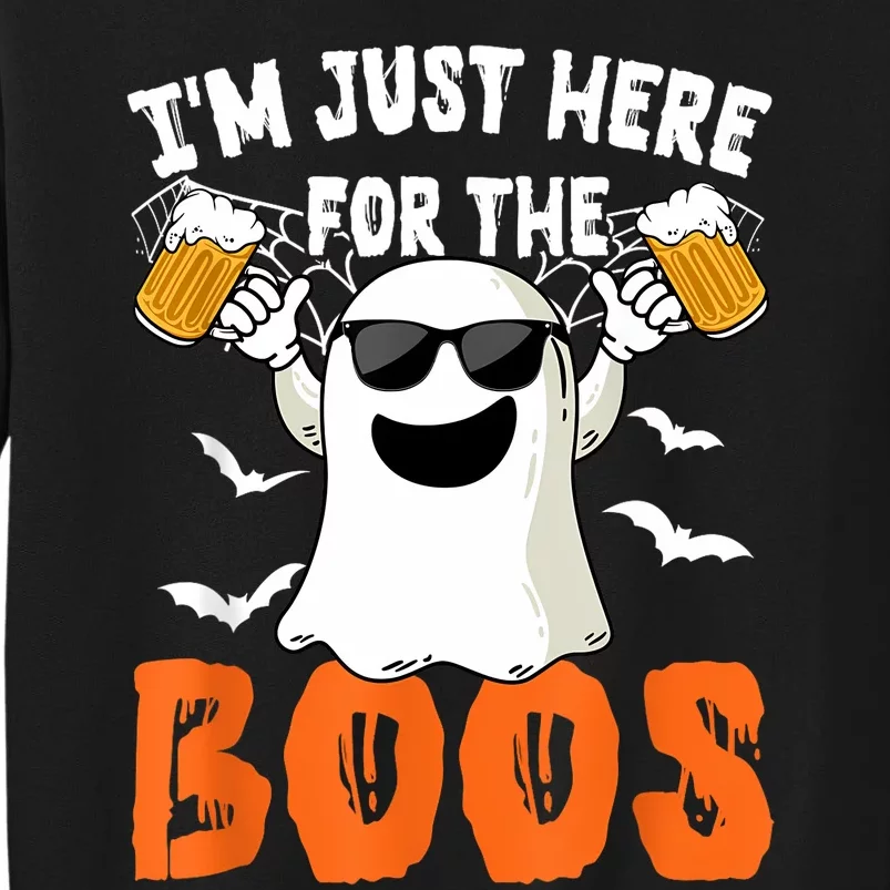 IM Just Here For The Boos Cute Ghost Halloween Costume Sweatshirt