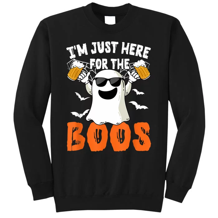 IM Just Here For The Boos Cute Ghost Halloween Costume Sweatshirt