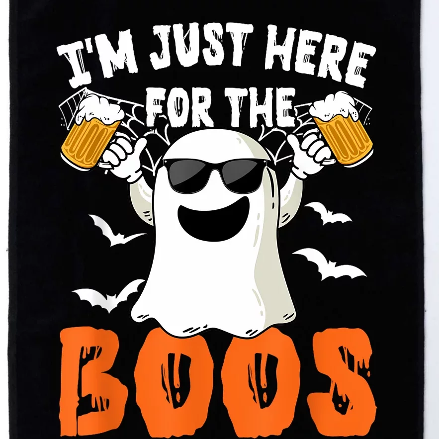 IM Just Here For The Boos Cute Ghost Halloween Costume Platinum Collection Golf Towel