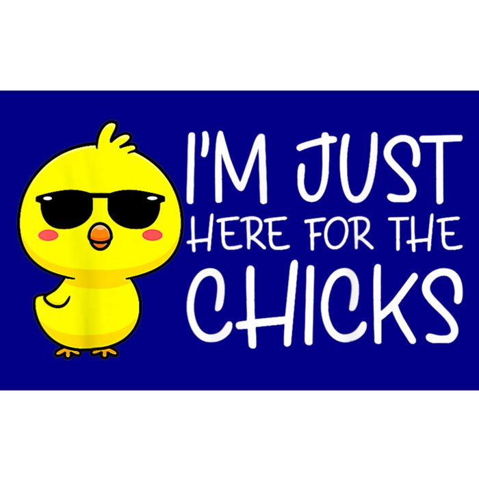 Im Just Here For The Chicks Cute Funny Easter Day Bumper Sticker