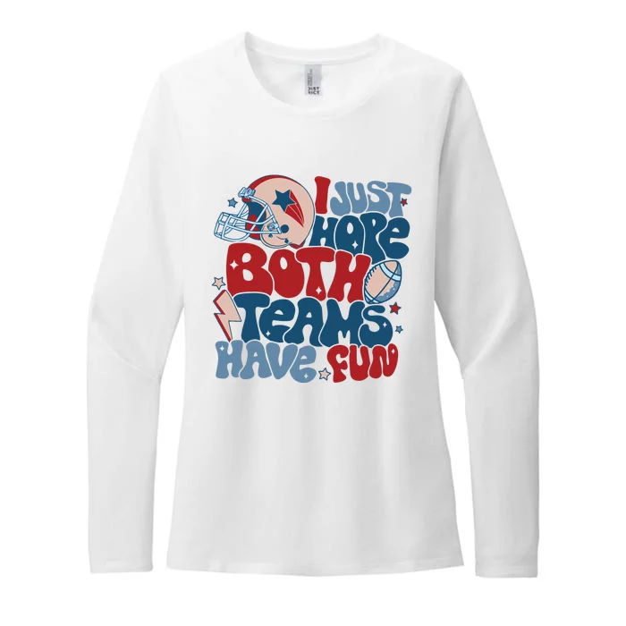 I Just Hope Both Teams Have Fun Womens CVC Long Sleeve Shirt