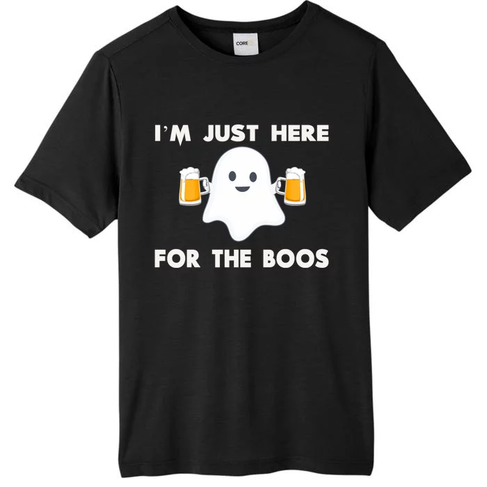 IM Just Here For The Boos Hoodie Funny Halloween Beer ChromaSoft Performance T-Shirt