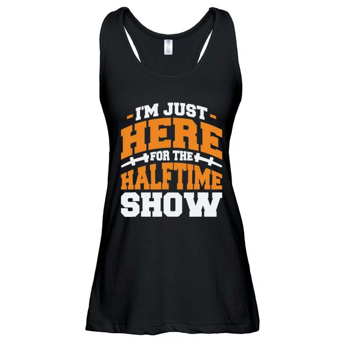 Im Just Here For The Halftime Show Ladies Essential Flowy Tank