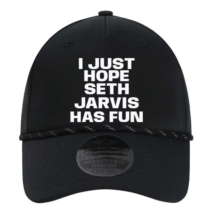 I Just Hope Seth Jarvis Has Fun Performance The Dyno Cap