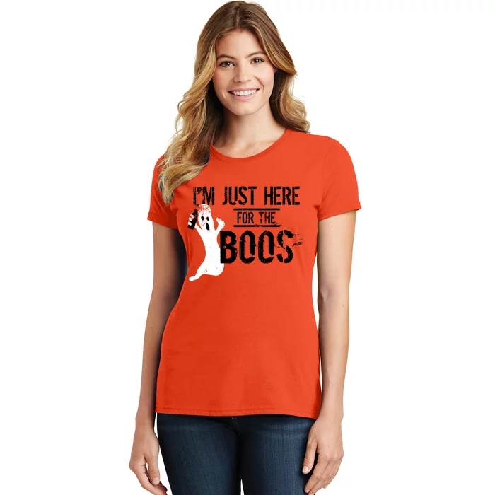 IM Just Here For The Boos Halloween Women's T-Shirt