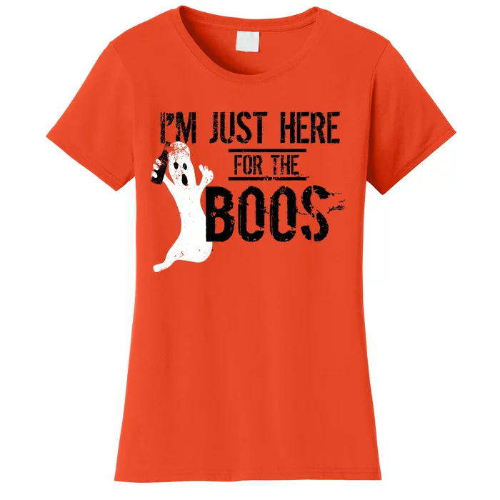 IM Just Here For The Boos Halloween Women's T-Shirt