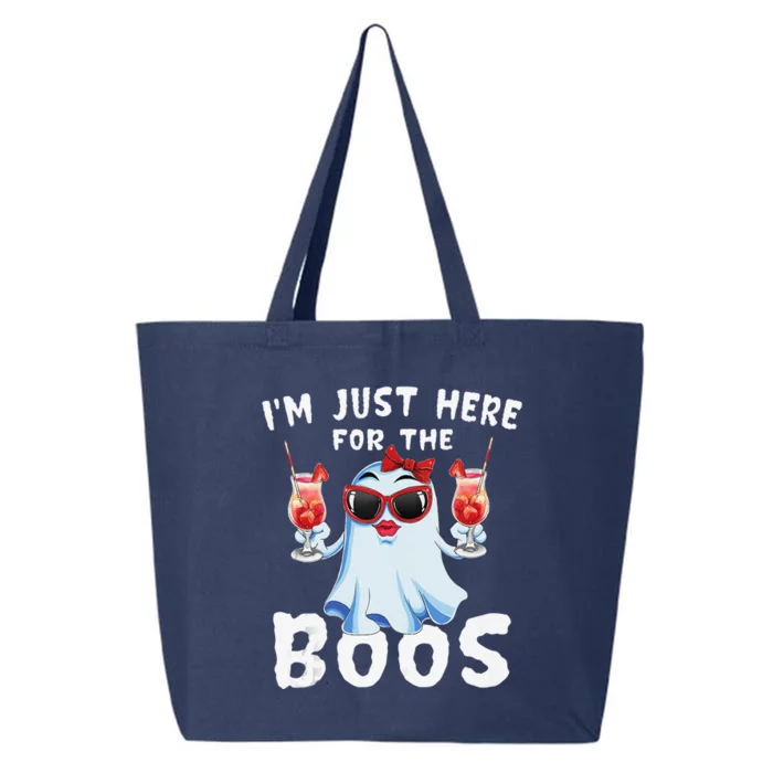 Im Just Here For The Boos Funny Halloween Gift Ghost 25L Jumbo Tote