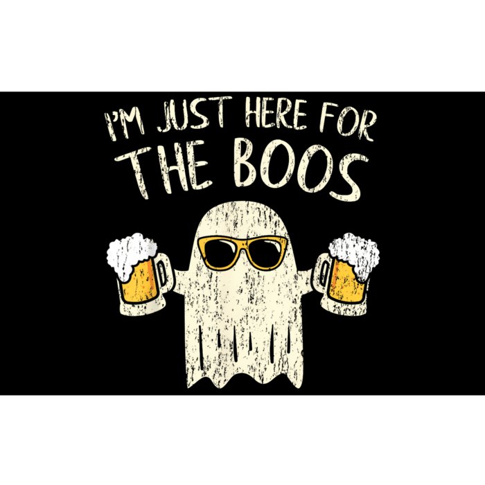 Im Just Here For The Boos Funny Gift Halloween Ghost Bumper Sticker